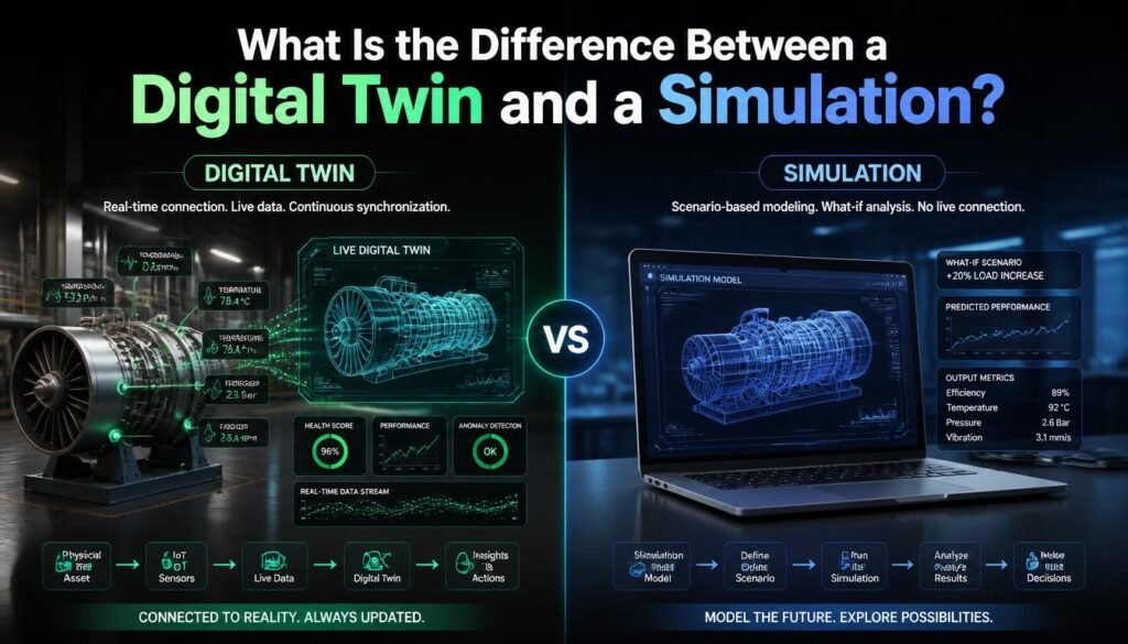 What Is the Difference Between a Digital Twin and a Simulation