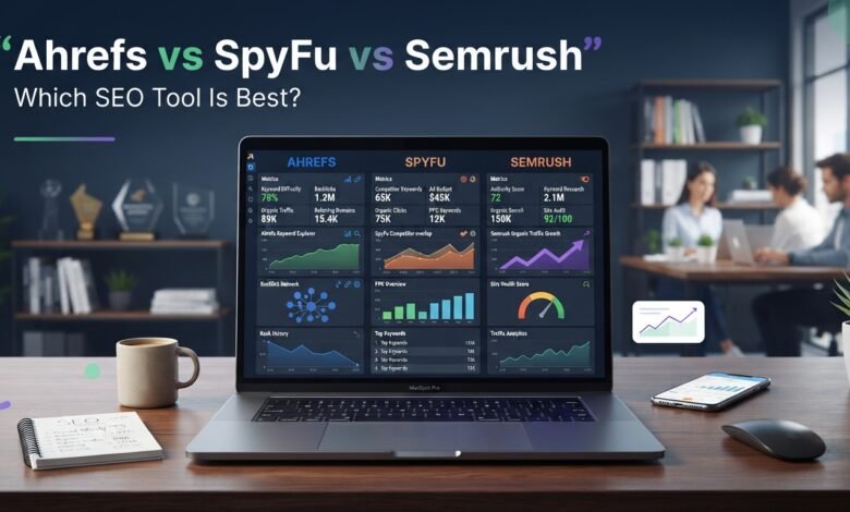 ahrefs vs spyfu vs semrush