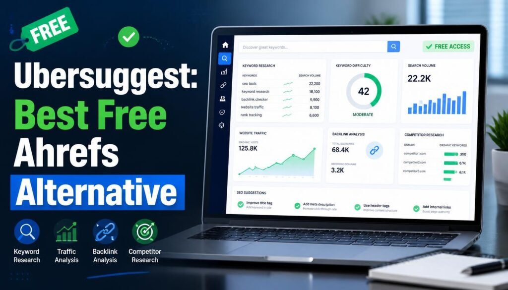 Ubersuggest: Best Free Ahrefs Alternative