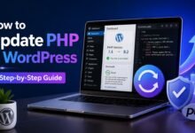 how to update php in wordpress