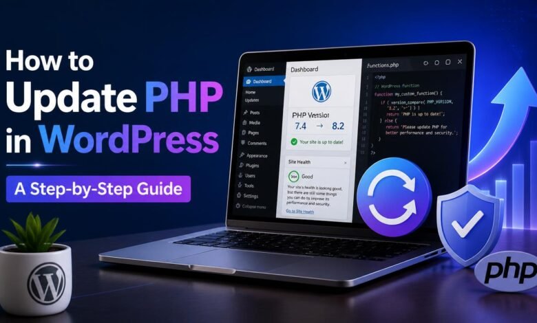 how to update php in wordpress